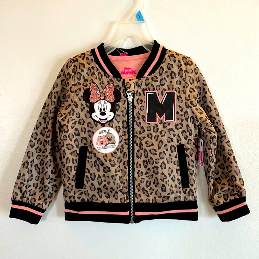 NWT- 2 piece Minnie Mouse shirt and jacket